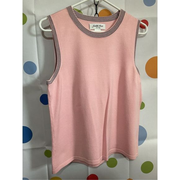 NEW Judith Hart Silk Blend Sweater Shell Pink Size Large Silk Blend 🍃🌸 - Picture 6 of 10